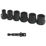 BOLT EXTRACT SET 7PCE 8/10/12/13/17/19MM 1PC 50MM 1/4″ SOCKET ADAPTOR
