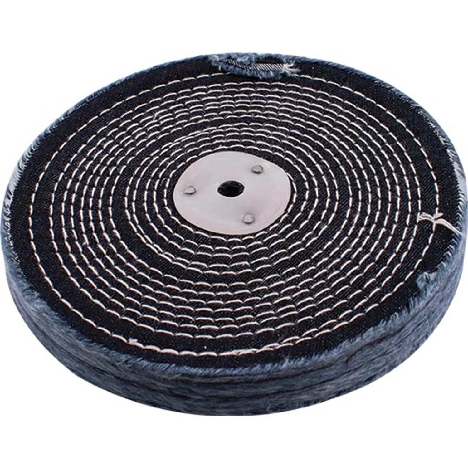 TCBF200-2C.webp COLOUR BUFF/MOP STITCHED 200MM X 2 SECTION 20MM THICK - Image 1