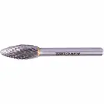 ROTARY BURR TUNGSTEN 10X25X6MM ROUND POINT