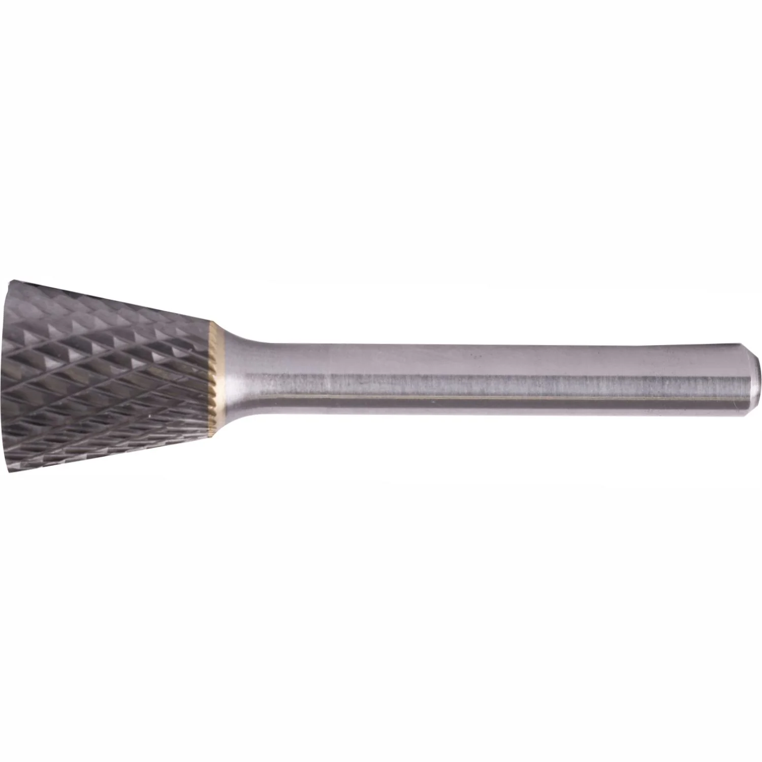 TCBU41612.webp ROTARY BURR TUNGSTEN 16X6X16MM INVERTED CONE - Image 1