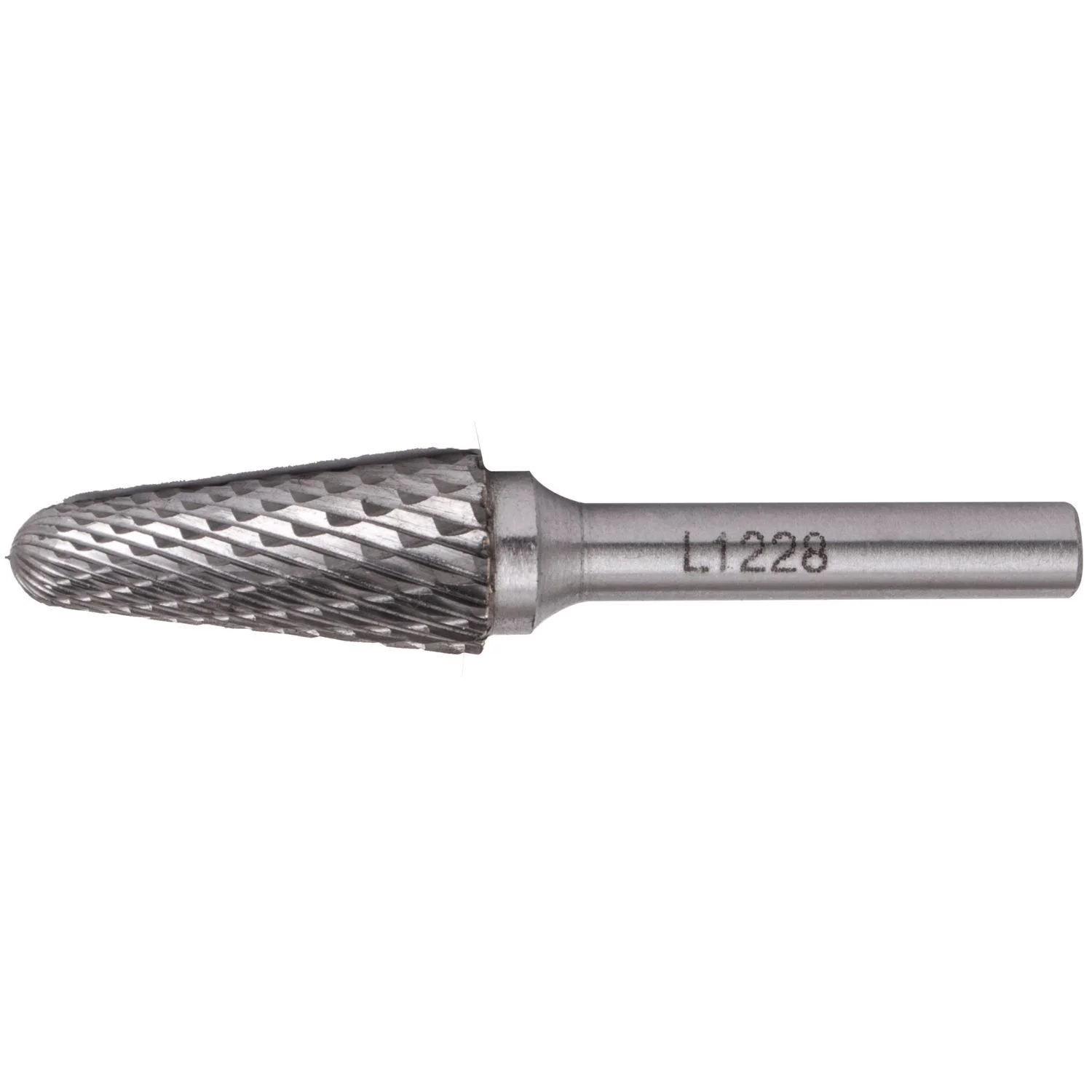 TCBU70612.webp ROTARY BURR TUNGSTEN 12X28X6MM CONICAL - Image 1