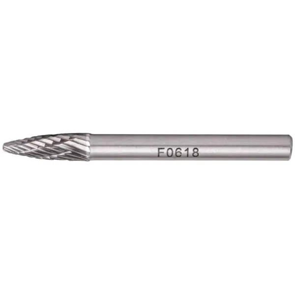 ROTARY BURR TUNGSTEN 6X18X6MM ROUND POINT