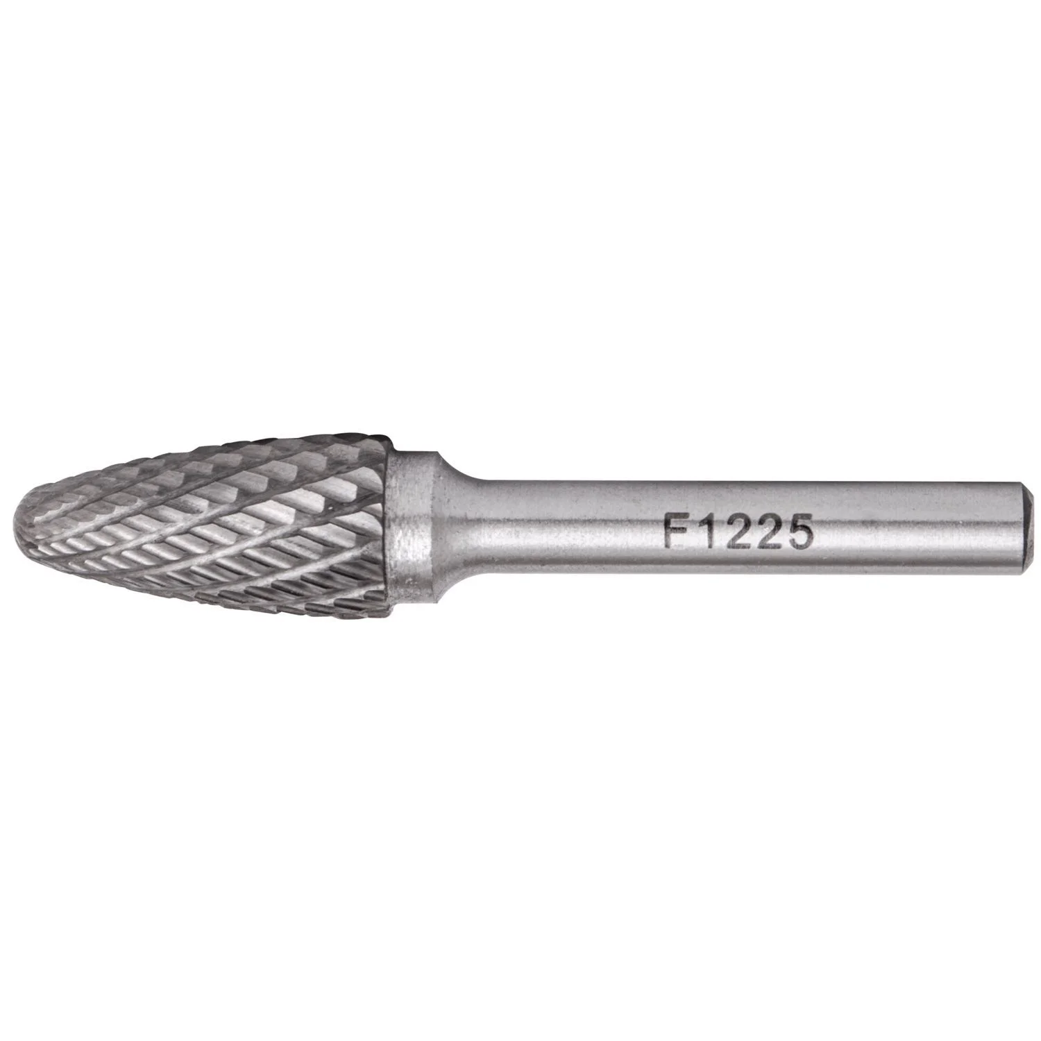TCBU80612.webp ROTARY BURR TUNGSTEN 12X25X6MM CONICAL ROUND POINT - Image 1
