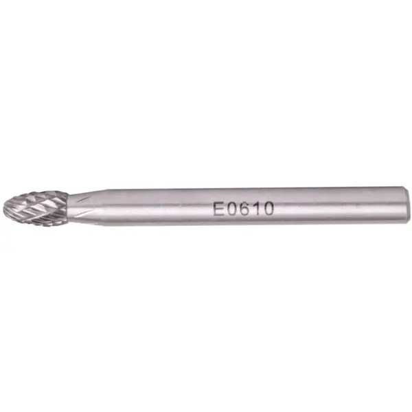 ROTARY BURR TUNGSTEN 6X10X6MM ROUNDED