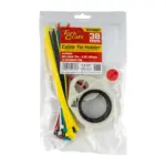 CABLE TIE HOLDER 38MM and CAR. CLIP LUMIN MAT. 50PC ASS. CABL 2.5X150MM
