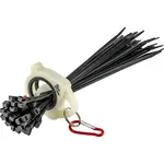 CABLE TIE HOLDER 38MM and CAR. CLIP LUMIN MAT. 50PC BLACK 4.8 X 300MM - Image 2
