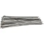 S/STEEL CABLE TIES SS304 4.6MM X 300MM NATURAL 100PC - Image 2