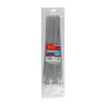 S/STEEL CABLE TIES SS304 4.6MM X 400MM NATURAL 50PC