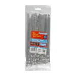 S/STEEL CABLE TIES SS304 7.9MM X 200MM NATURAL 100PC