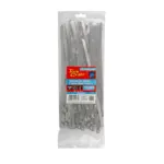 S/STEEL CABLE TIES SS304 7.9MM X 250MM NATURAL 100PC