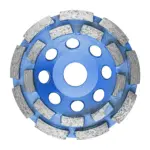 DIA. CUP WHEEL 115MM X 22.23MM DBL ROW LASER WELDED INDUSTRIAL