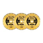 DIAMOND BLADE 230MM SEGMENTED PROFESIONAL BULK 3 PACK SHRINK