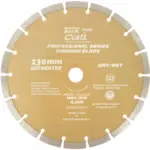 DIAMOND BLADE 10MM SEG FOR CUTTING BUILDING MATERIALS 230MM 22.23