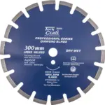 DIAMOND BLADE 300 X 25.4MM ASPHALT LASER WELDED SEGMENTED TAR