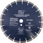 DIAMOND BLADE 300 X 25.4MM OLD CONCRETE LASER WELDED SEGMENTED