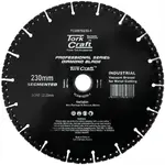 DIAMOND BLADE SEG.230X22.23MM VACUUM BRAZED METAL CUTTING
