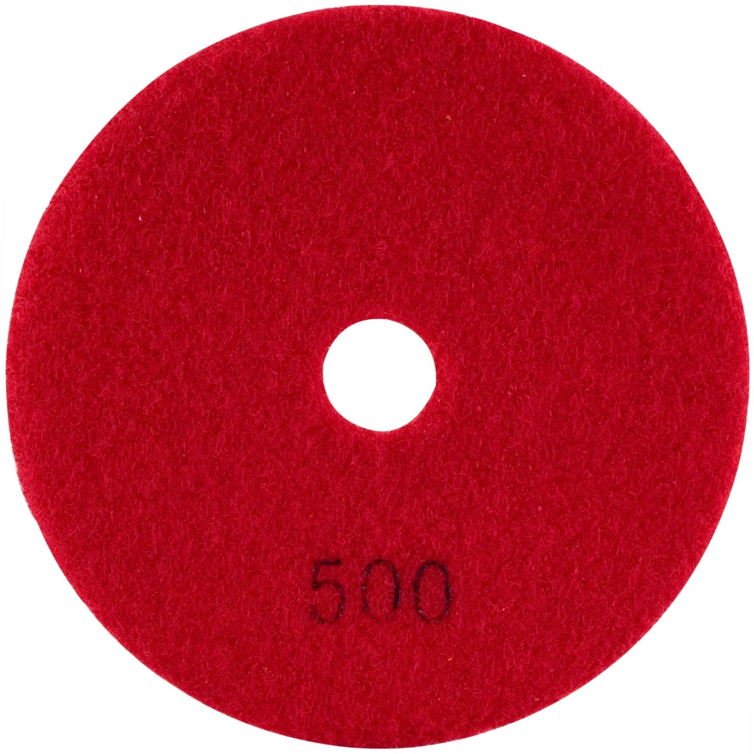 TCDP10500.webp 100MM DIAMOND WET POLISHING PAD 500 GRIT RED - Image 1