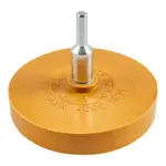 RUBBER ERASER WHEEL SOLID 87MM X 6MM SPINDLE