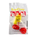 EAR PLUG CORDED 1PR POLY BAG 100 PR PER BOX BULLET SHAPE YELLOW - Image 2