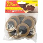 NON WOVEN DISC SCREW TYPE 50MM 10PC BROWN COARSE FOR SURFACE COND. KIT - Image 2