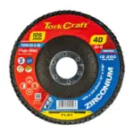 FLAP DISC ZIRCONIUM 125MM 40 GRIT FLAT