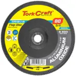 FLAP DISC 180MM 15 DEG.ANGLE 80GRIT A/O