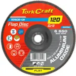FLAP SANDING DISC 230MM 120GRIT A/O