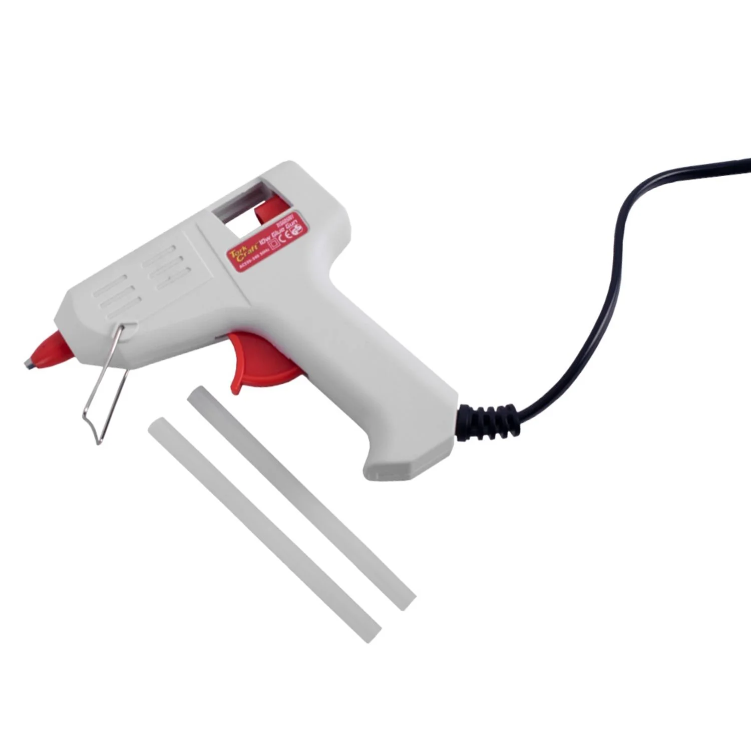 TCGG05001.webp GLUE GUN 10W 220V 7MM 6-8G F/RATE 7 MIN. PRE-HEAT - Image 1