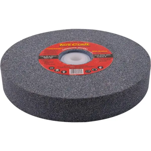 GRINDING WHEEL 150X25X32MM BORE FINE 60GR W/BUSHES FOR BENCH GRINDER