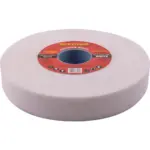 GRINDING WHEEL 150X25X32MM BORE FINE 60GR W/BUSHES FOR B/G WHITE