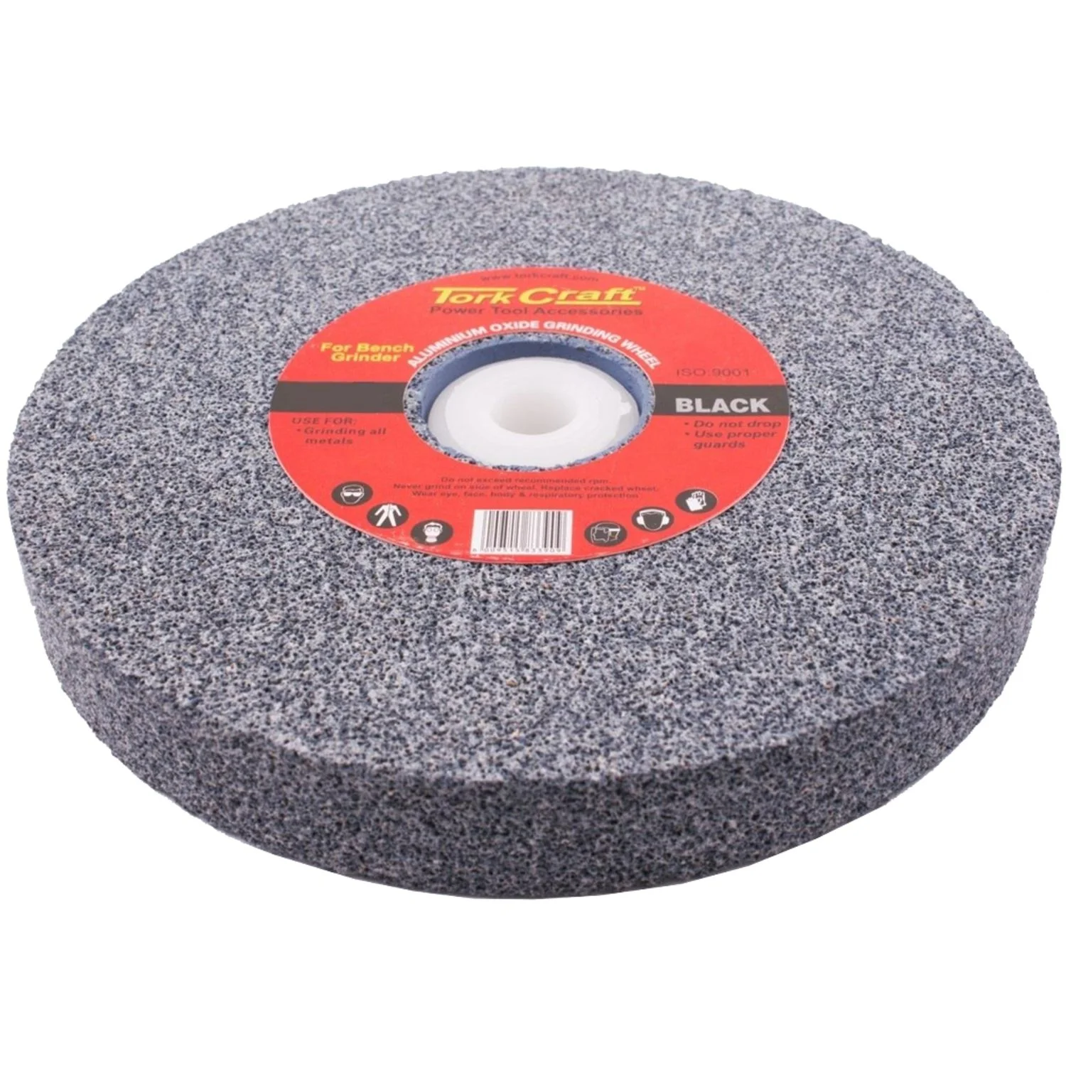 TCGR250-1.webp GRINDING WHEEL 250 X 40 X 50.8MM BORE COARSE 36G BLACK - Image 1