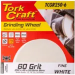 GRINDING WHEEL 250 X 40 X 50.8MM BORE FINE 60G WHITE - Image 2