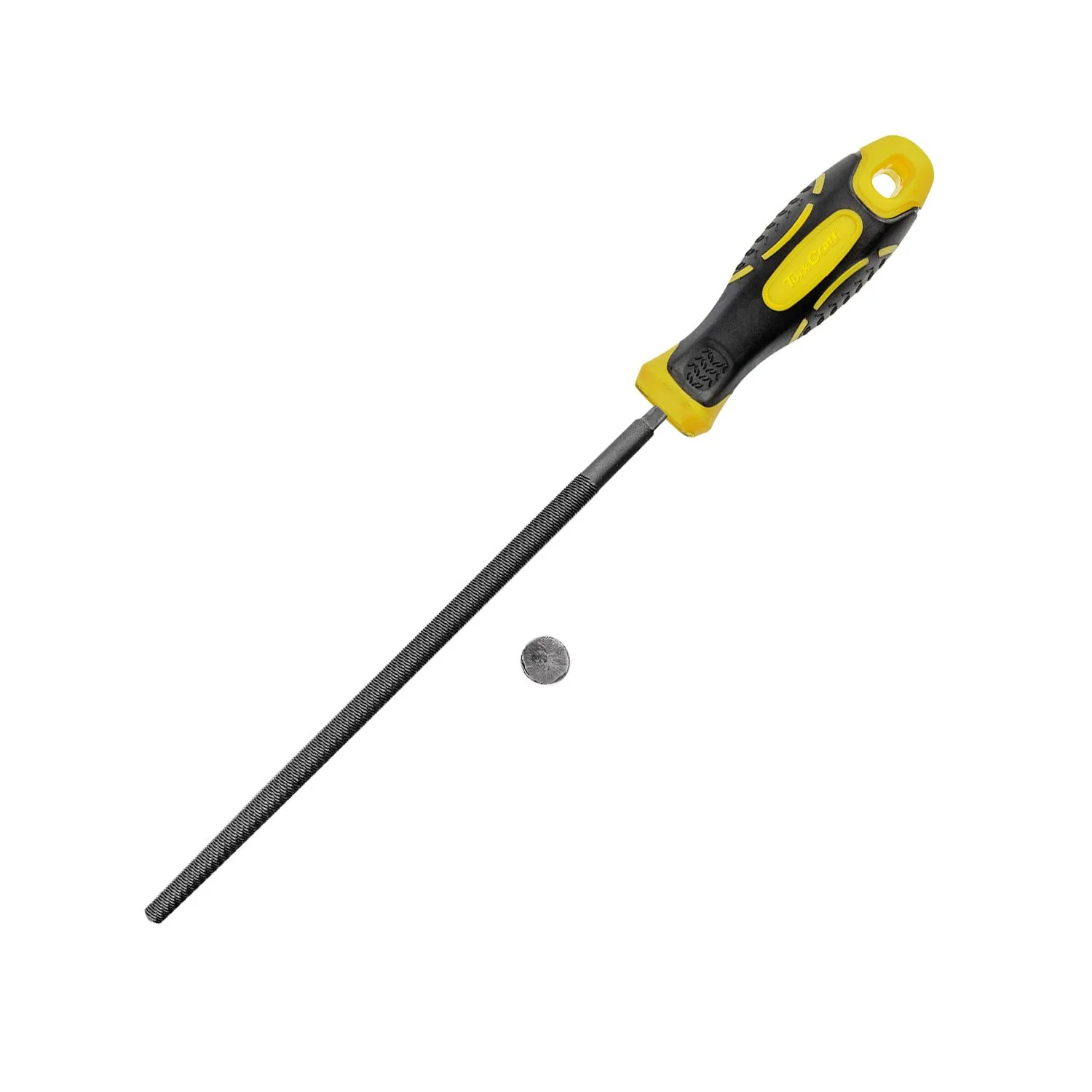 TCHF1003.webp STEEL FILE ROUND 200MM 2ND CUT - Image 1