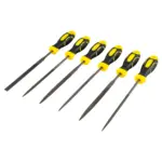 NEEDLE FILE SET 6PC FLAT/RND/SQUARE/TRI-ANGLE/TAPER FLAT/HALF RND - Image 2