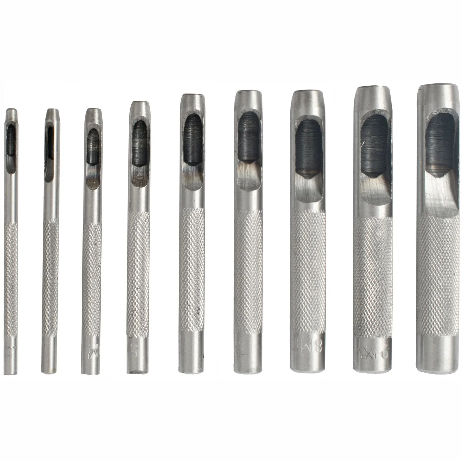 TCHP009.webp HOLLOW PUNCH SET 9PC 2.5-10MM CARB. STEEL - Image 1