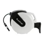 WATER HOSE REEL 20M X 13.5MM ID PVC HOSE RETRACTABLE C/W SPRAYER and MOU