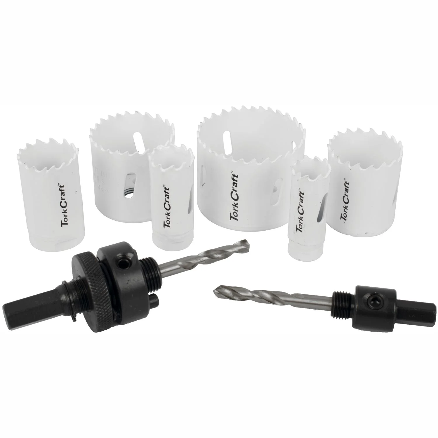 TCHSK09P.webp HOLESAW SET 9PC IN CASE BI-METAL 19 22 29 38 44 57MM - Image 1