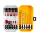 IMPACT POWER BIT SET 18PC BIT HOLDER 50MM NUTSETTERS and DRILL BITS