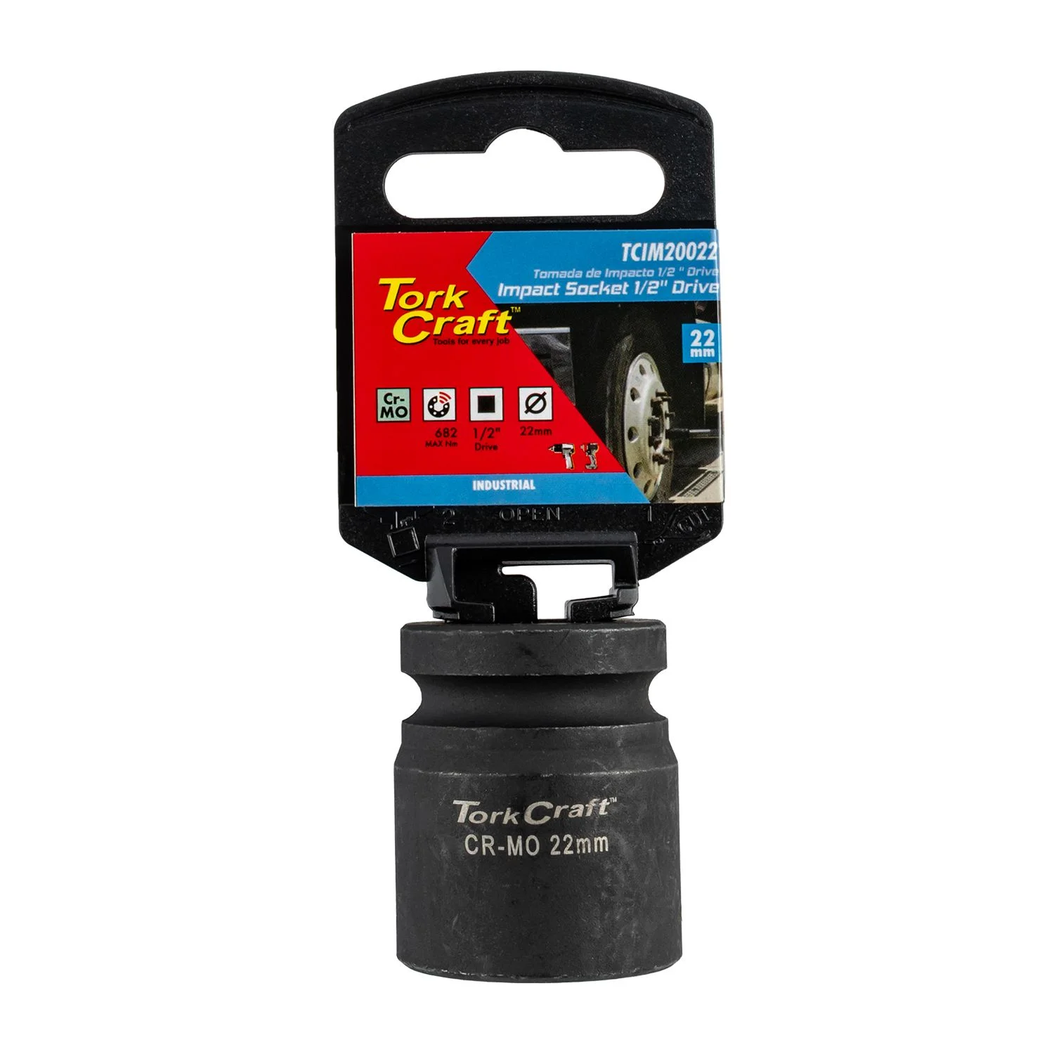 TCIM20022.webp 22MM 1/2″ DRIVE 6PT IMPACT SOCKET - Image 1