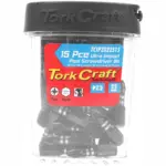 IMPACT POZI.2 X 25MM INSERT BIT 15PC TIC TAC CASE PZ2 - Image 2