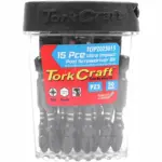IMPACT POZI.2 X 50MM INSERT BIT 15PC TIC TAC CASE PZ2 - Image 2