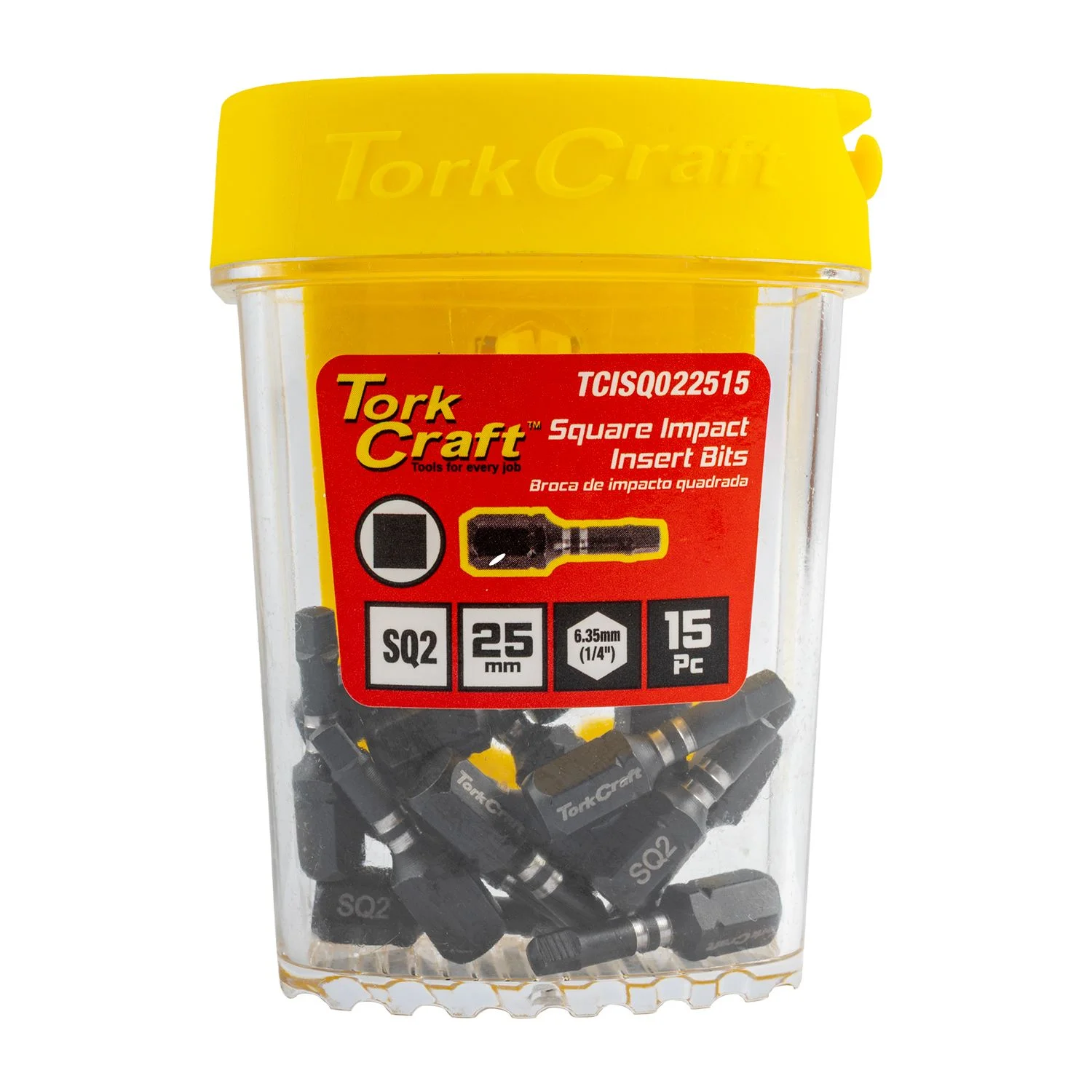 TCISQ022515.webp IMPACT SQUARE SQ NO.2 X 25MM 15PC TIC TAC CASE - Image 1