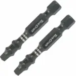 IMPACT SQUARE SQ NO.3 X 50MM PWR BIT 2/CARD SQ3