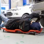 MECHANIC CREEPER PLASTIC 6 WHEEL 1020 X 480 X 115MM - Image 2