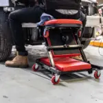 MECHANIC CREEPER/CHAIR 2-IN-1 METAL FRAME CUSHION 6 WHEEL - Image 3