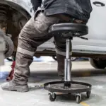 MECHANIC CHAIR ADJ. ROUND SEAT and TOOL TRAY - Image 3