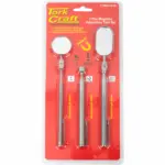 MAGNETIC INSPECTION TOOL SET 3PC 2 X INSP. MIRROR 1 X PICK UP - Image 2