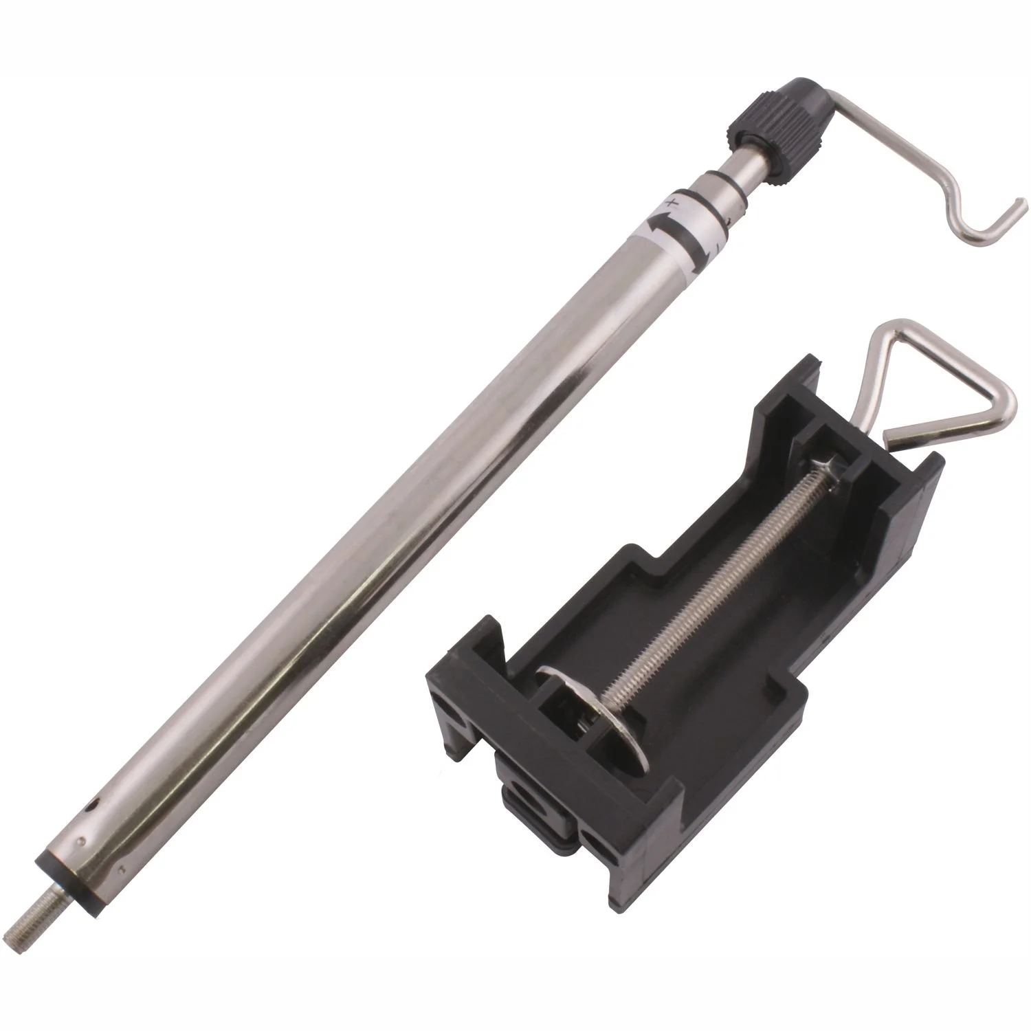TCMT001SS.webp MINI ROTARY TOOL HANGING STAND TELESCOPIC HANGING HOOK WITH DESK CLAMP - Image 1
