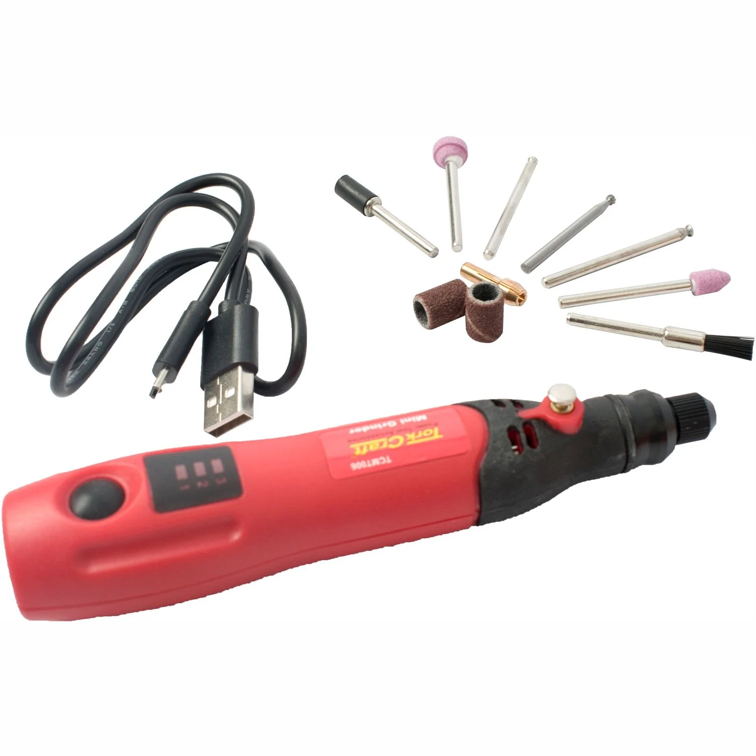 TCMT006.webp MINI TOOL SET CORDLESS 3.7V LI-ION USB RECHARGEABLE C/W ACCESORIES - Image 1
