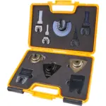 QUICK CHANGE OSCILLATING ALL ROUND PURPOSE ACCESSORY SET 10PC